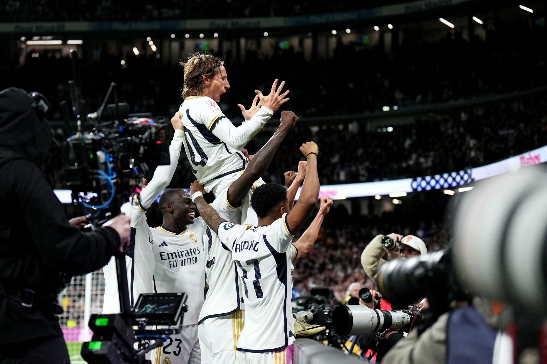 Luka Modric was thrilled with Real Madrid's win against Sevilla.